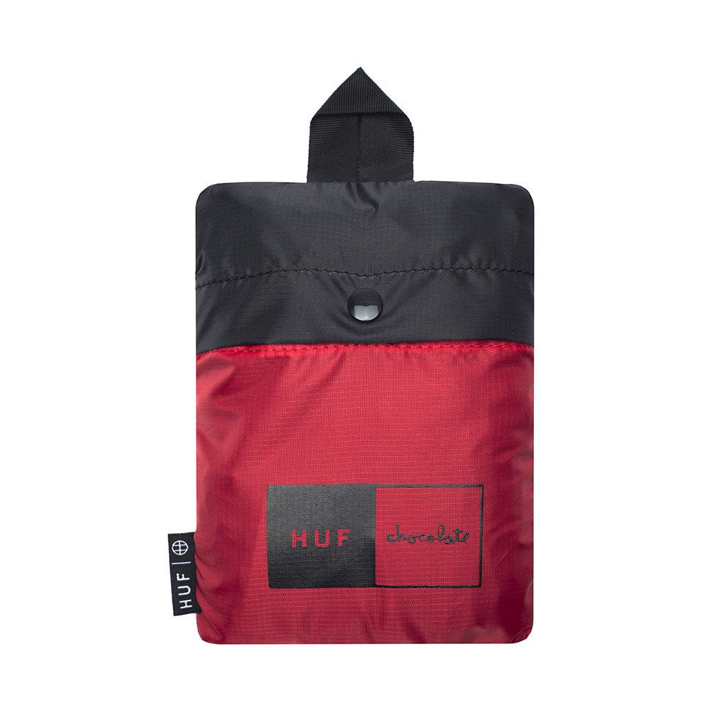 HUF x Chocolate Packable Backpack, Black - The Giant Peach