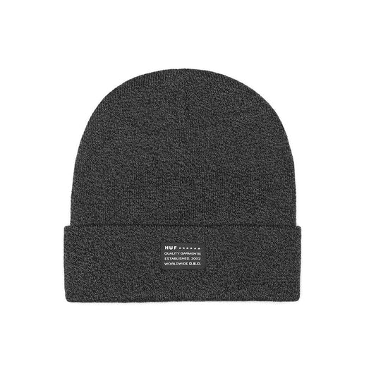 HUF - Mixed Yarn Beanie, Charcoal - The Giant Peach