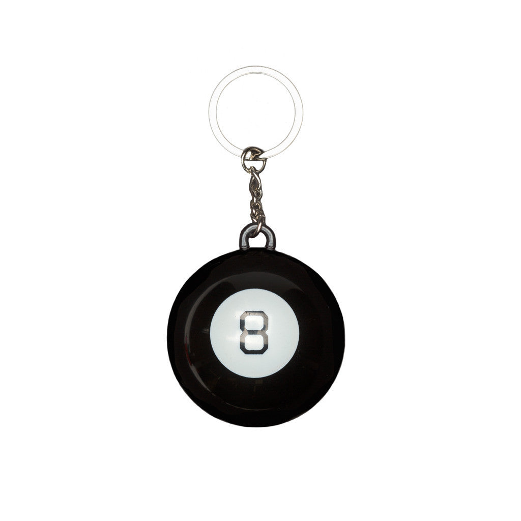 HUF - 8 Ball Keychain, Black - The Giant Peach