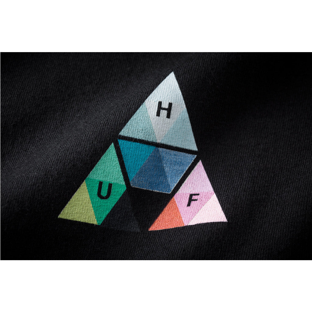 HUF - Triangle Prism Men's Tee, Black - The Giant Peach