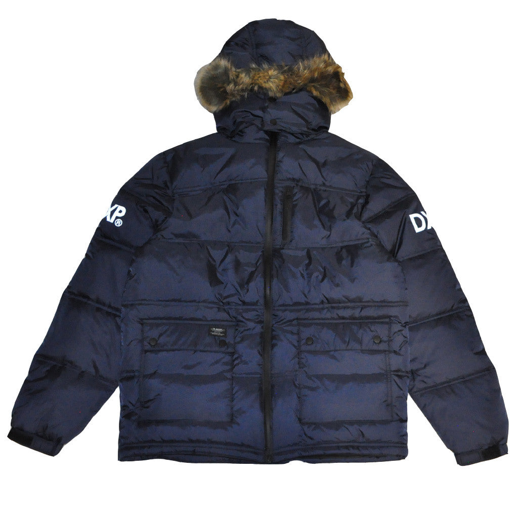 10Deep - Ice Station Bubble Snorkel Jacket, Navy - The Giant Peach