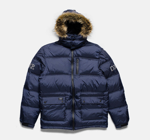 10Deep - Ice Station Bubble Snorkel Jacket, Navy - The Giant Peach