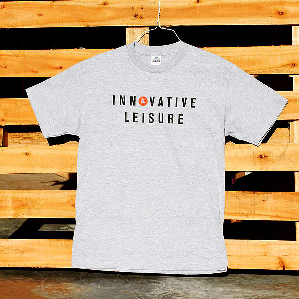 Innovative Leisure - IL Type Logo Men's T-Shirt, Gray - The Giant Peach