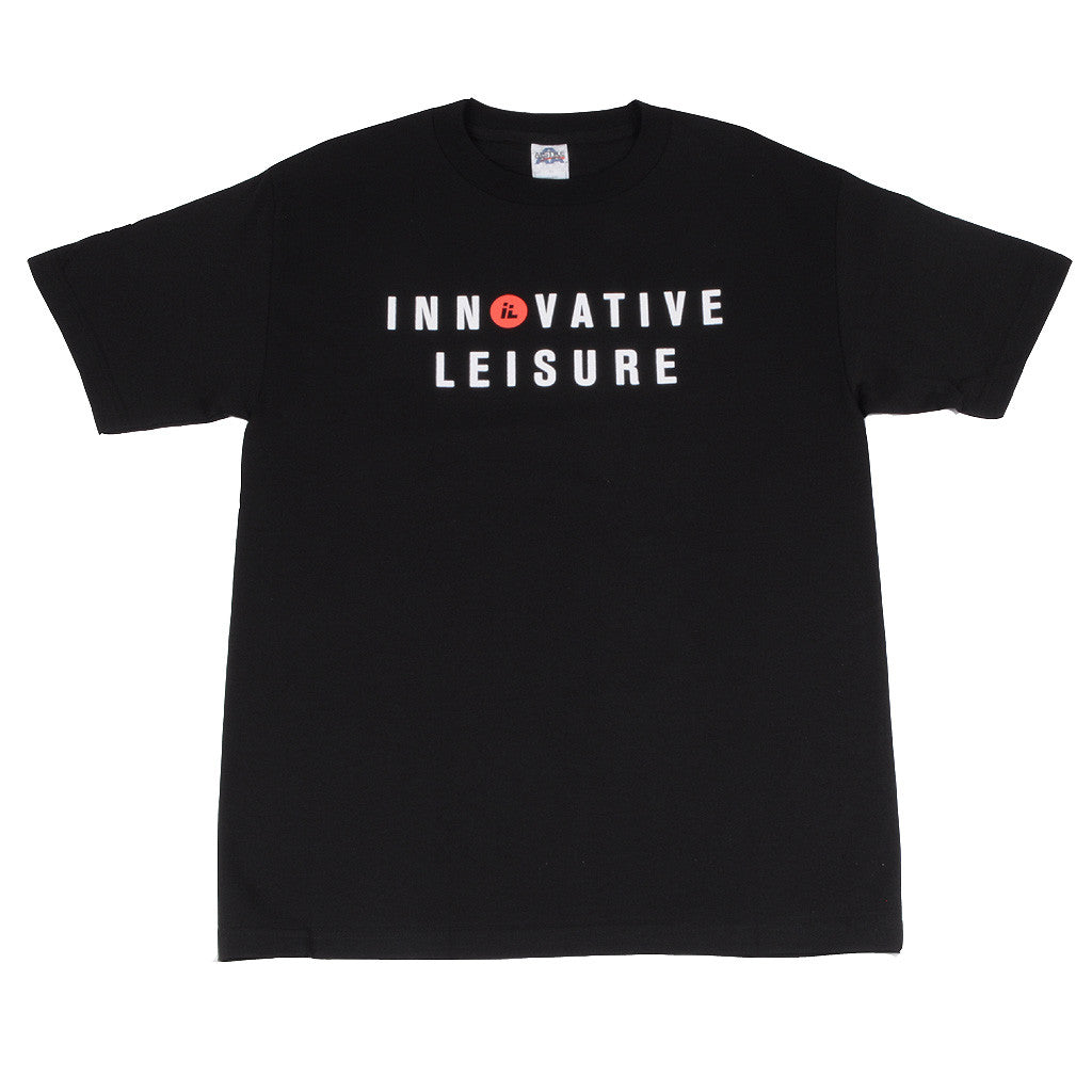 Innovative Leisure - IL Type Logo Men's T-Shirt, Black - The Giant Peach