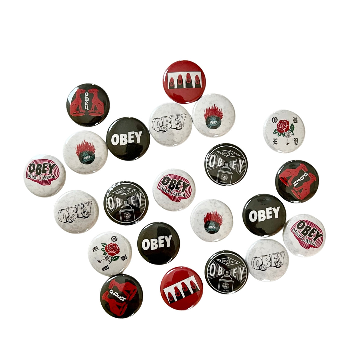 OBEY - Pin Pack, Assorted