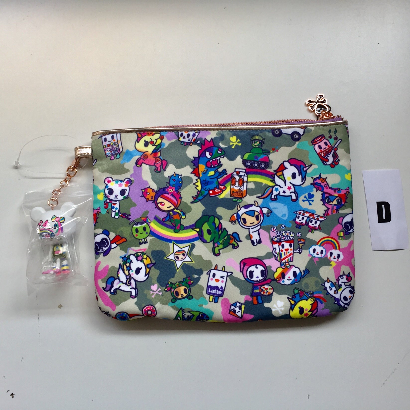 tokidoki - Camo Kawaii Zip Pouch – The Giant Peach