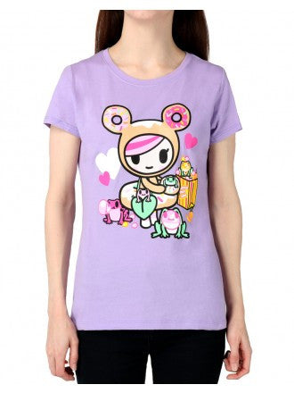 tokidoki - Bubbly Women's Tee, Lavender - The Giant Peach