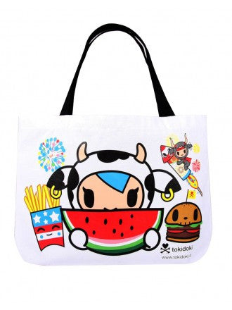 tokidoki - Mozzarella Summer Canvas Tote - The Giant Peach
