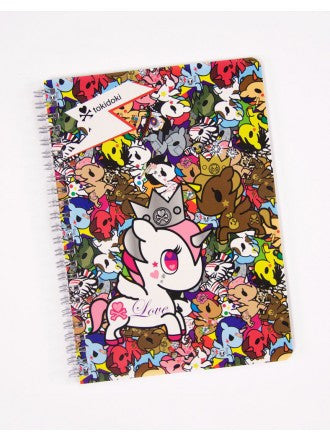 tokidoki -  Unicornos Spiral Notebook - The Giant Peach