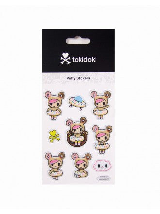 tokidoki - Donutella Puffy Stickers - The Giant Peach