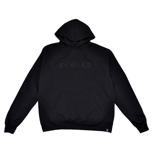 REBEL8 - Immortal Men's Champion Pullover Hoodie, Black - The Giant Peach