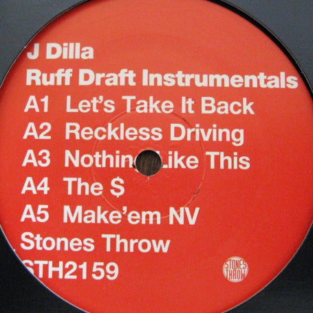 J Dilla - Ruff Draft (Instrumentals), LP Vinyl - The Giant Peach