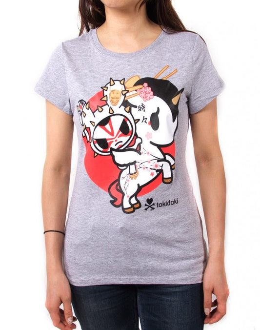 tokidoki - Kyoto Women's Shirt, Heather Grey - The Giant Peach