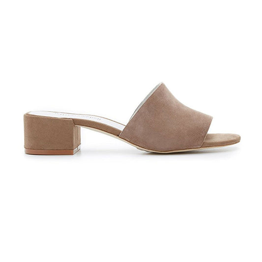 Jeffrey Campbell - Beaton Mules, Nude Suede - The Giant Peach