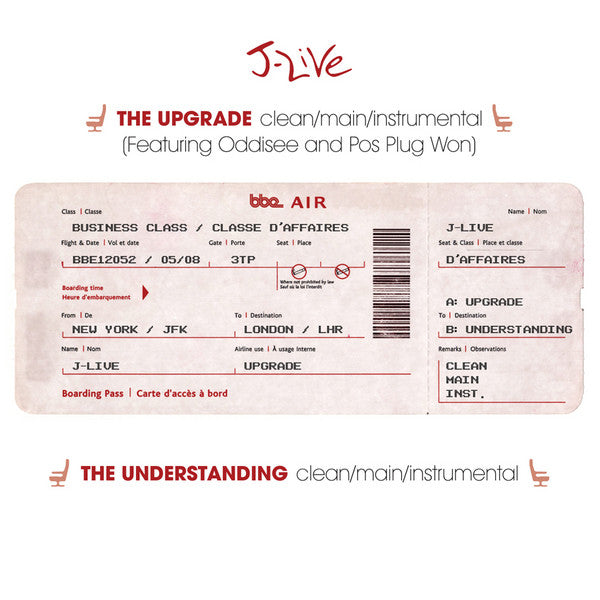 J-Live - The Upgrade/ The Understanding, 12" Vinyl - The Giant Peach