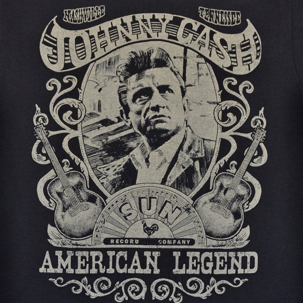 Johnny Cash - American Legend Men's Shirt, Black - The Giant Peach