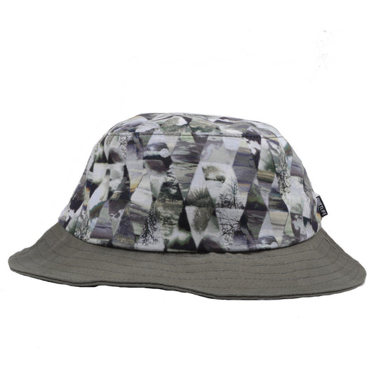 The Quiet Life - Kaleidescope Bucket Hat, Black/ Tan - The Giant Peach