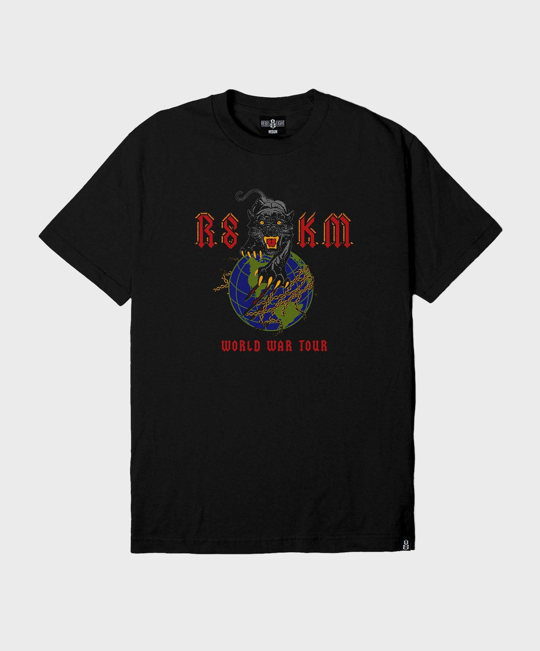 Sweat-shirt Rebel8 Logo Noir - Taille Classique - Neuf Avec étiquettes