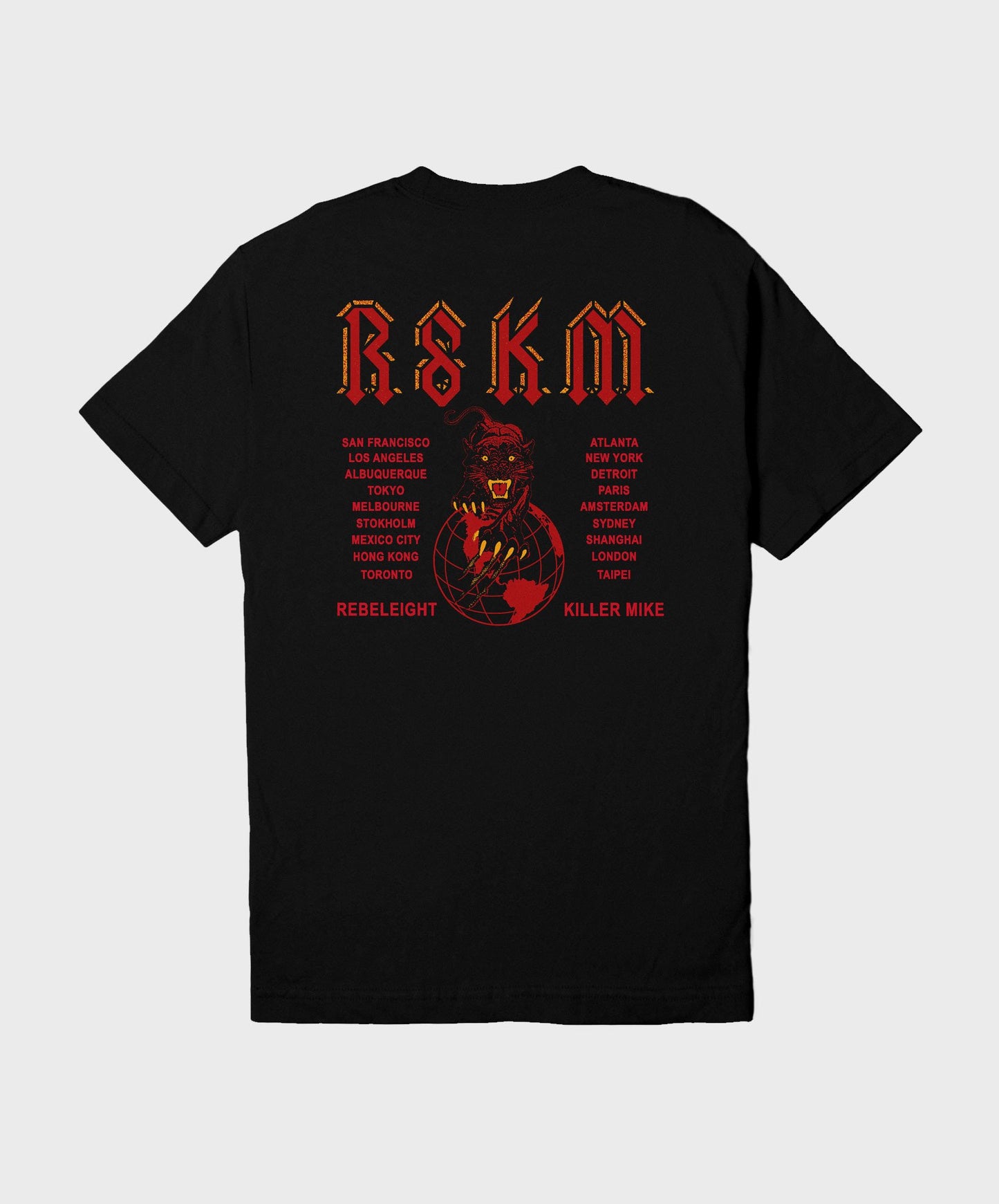 REBEL8 x Killer Mike - World War Tour Men's Shirt, Black - The Giant Peach