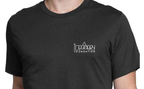 Imaginary Foundation - Knowledge Men's Shirt, Black - The Giant Peach