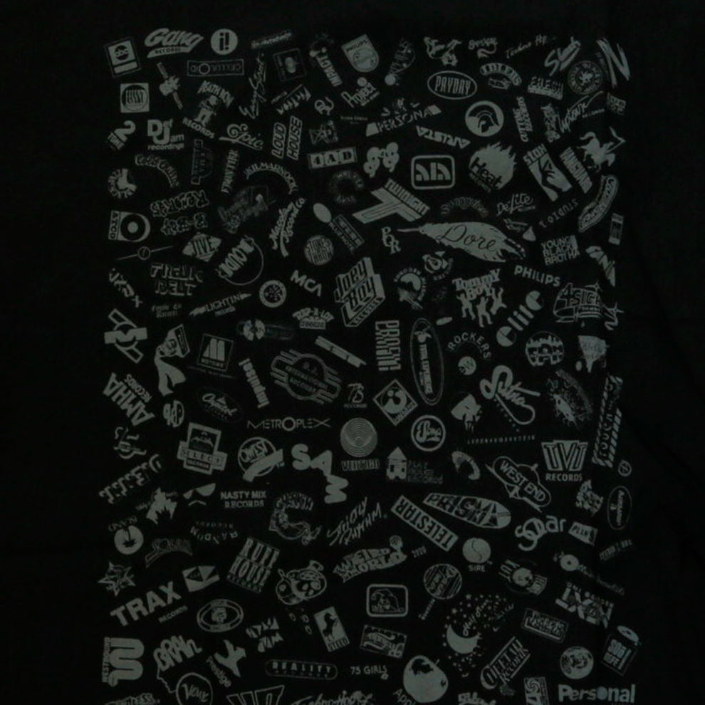 Stones Throw - Labels Logos Men's Shirt, Black – The Giant Peach