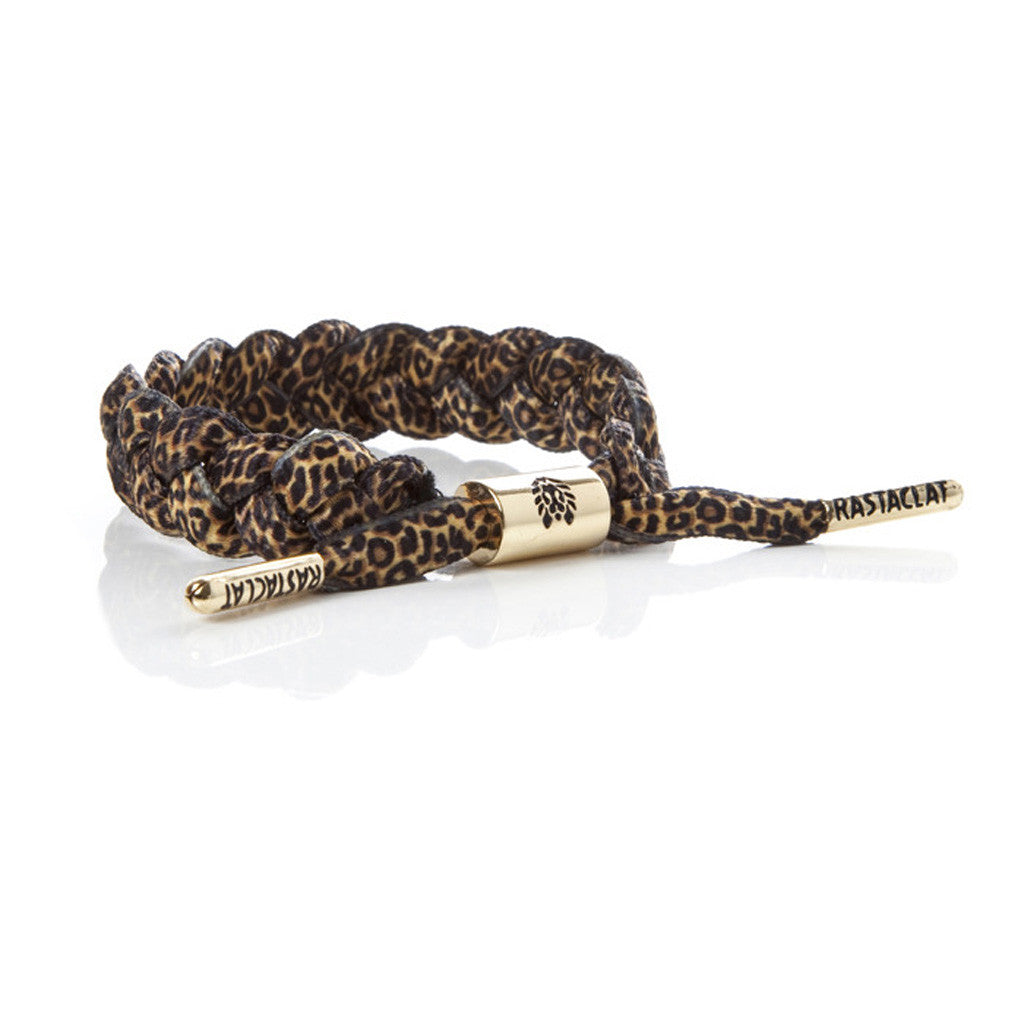 Rastaclat - Shoelace Bracelet, Leopard - The Giant Peach