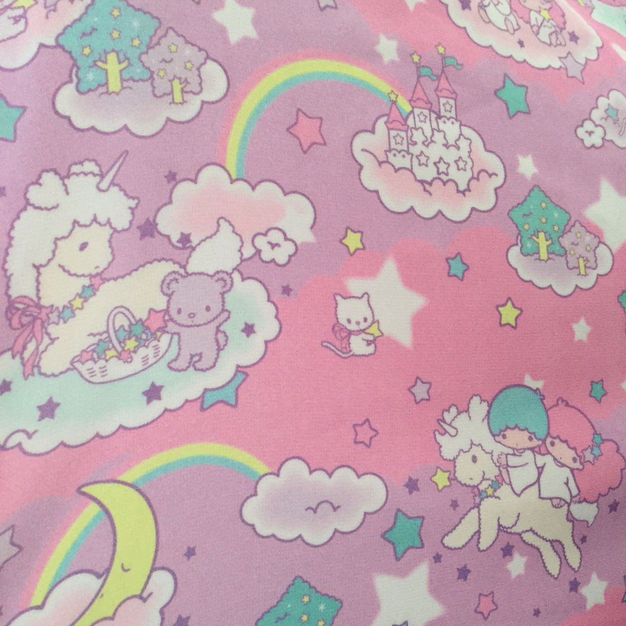 JapanLA - Little Twin Stars Dreamy Unicorn Kimono, Pink- O/S - The Giant Peach