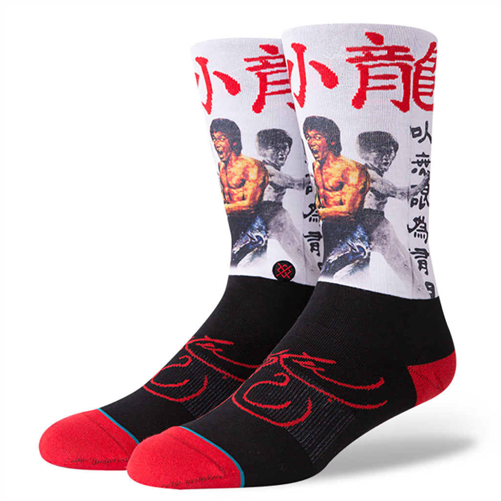 Stance x Bruce Lee Men's Socks, White