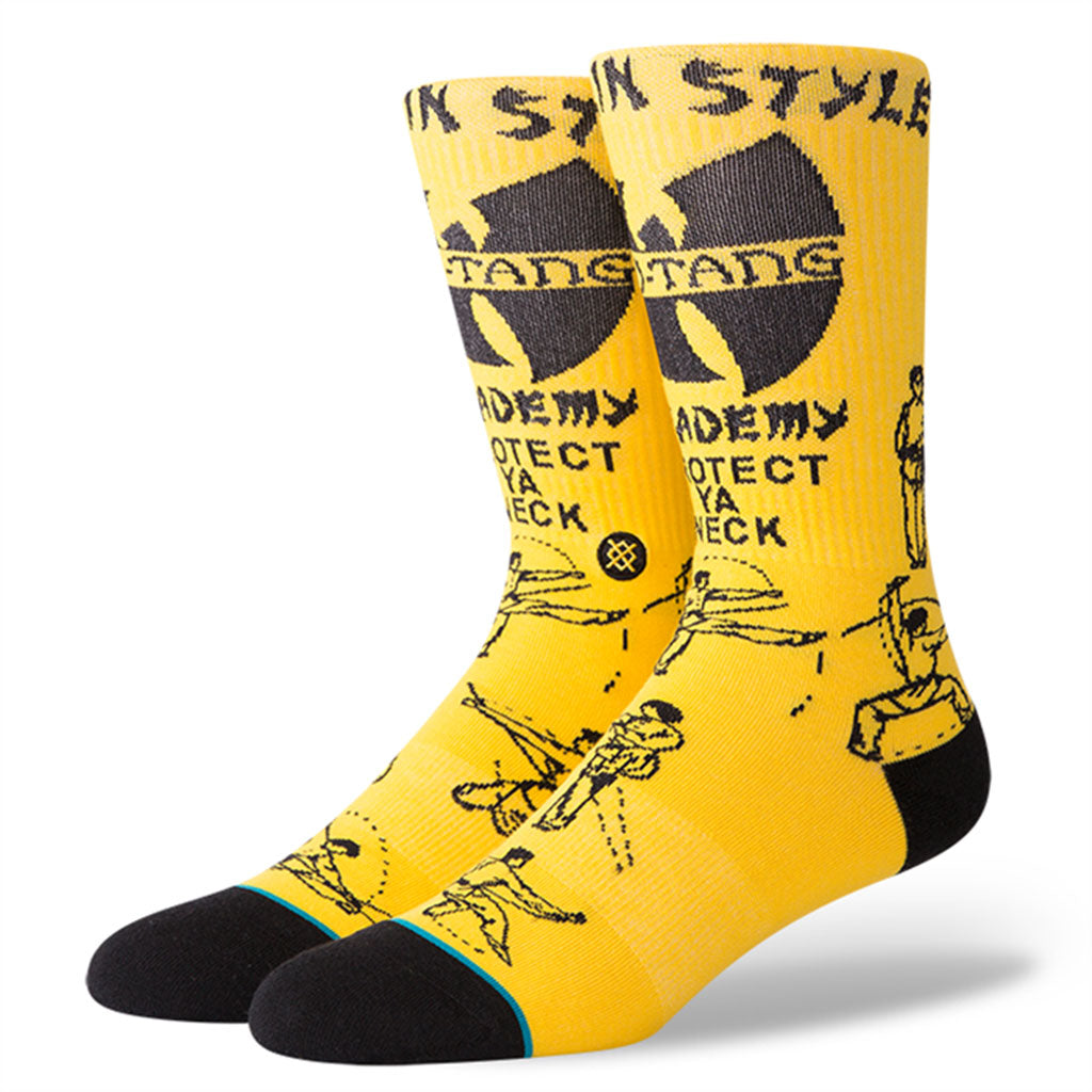 Stance x Wu-Tang Clan - Protect Ya Neck Men's Socks, Yellow