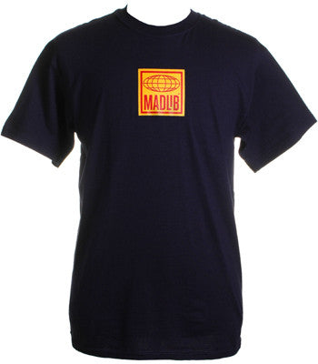 Madlib - Logo Men's Shirt, Navy - The Giant Peach