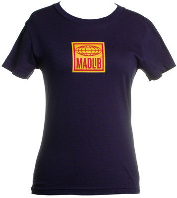 Madlib - Logo Women's Shirt, Navy - The Giant Peach