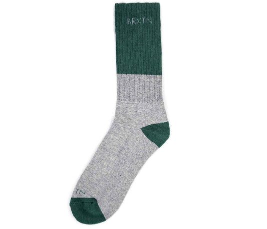 Brixton - Marvin Men's Socks, Sage - The Giant Peach