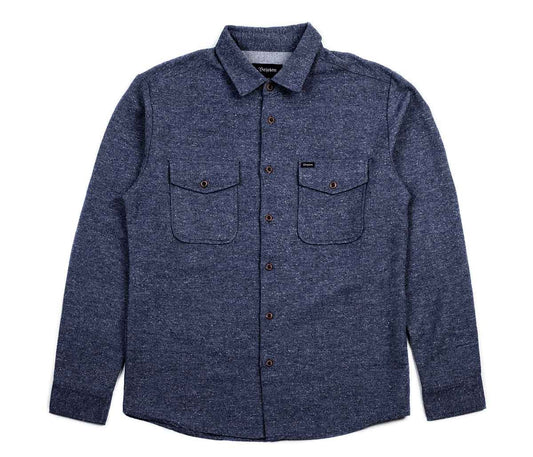 Brixton - Masterson Men's L/S Shirt, Indigo - The Giant Peach