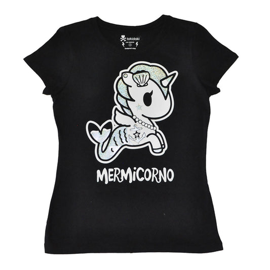 tokidoki - Holographic Women's Tee, Black - The Giant Peach