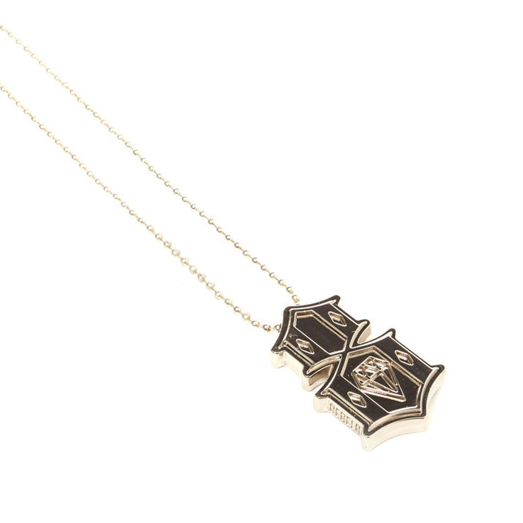 REBEL8 - Metal 8 Necklace, Silver - The Giant Peach