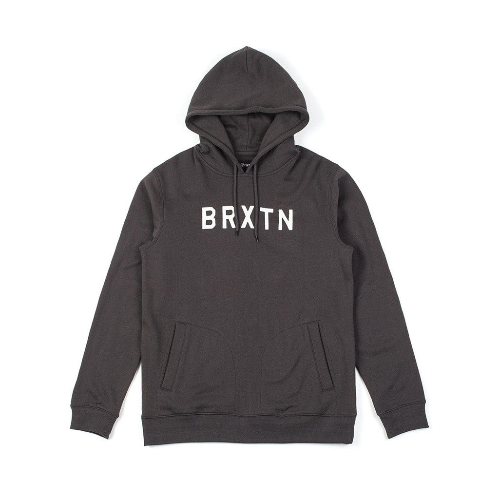 Brixton - Murray Men's Hoodie, Washed Black - The Giant Peach
