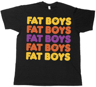 Fat Boys - Names Men's Shirt, Black - The Giant Peach