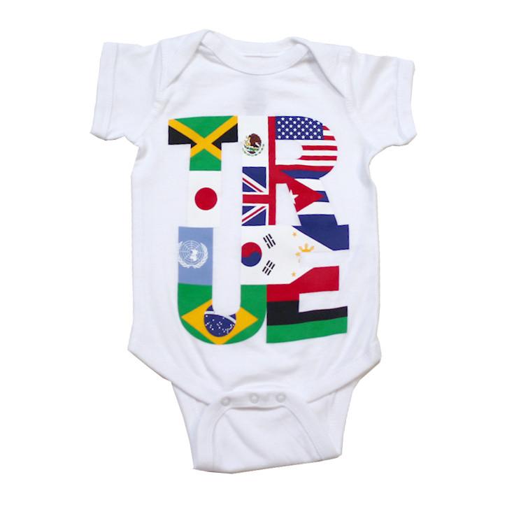 TRUE - Nations Infant One Piece, White