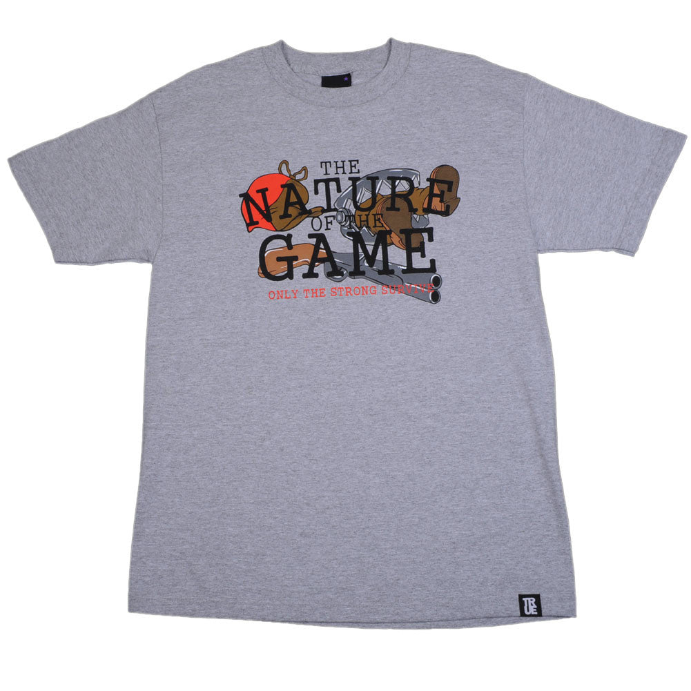 TRUE - FUDD Nature of the Game Men's Shirt, Heather Gray - The Giant Peach