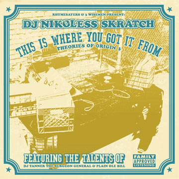 DJ Nikoless Skratch - This Is Where You Got It From, 2xCD - The Giant Peach