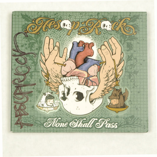 Aesop Rock - None Shall Pass, CD (autographed) - The Giant Peach
