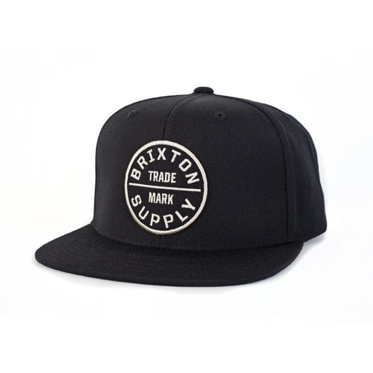 Brixton - Oath III Men's Snapback, Black - The Giant Peach
