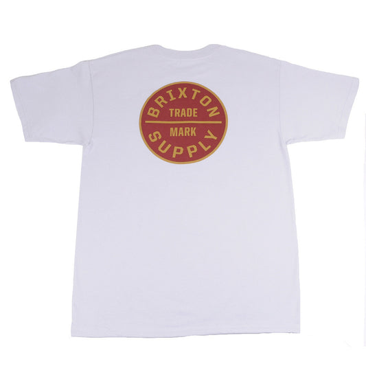 Brixton - Oath Men's S/S Standard Tee, Grey - The Giant Peach