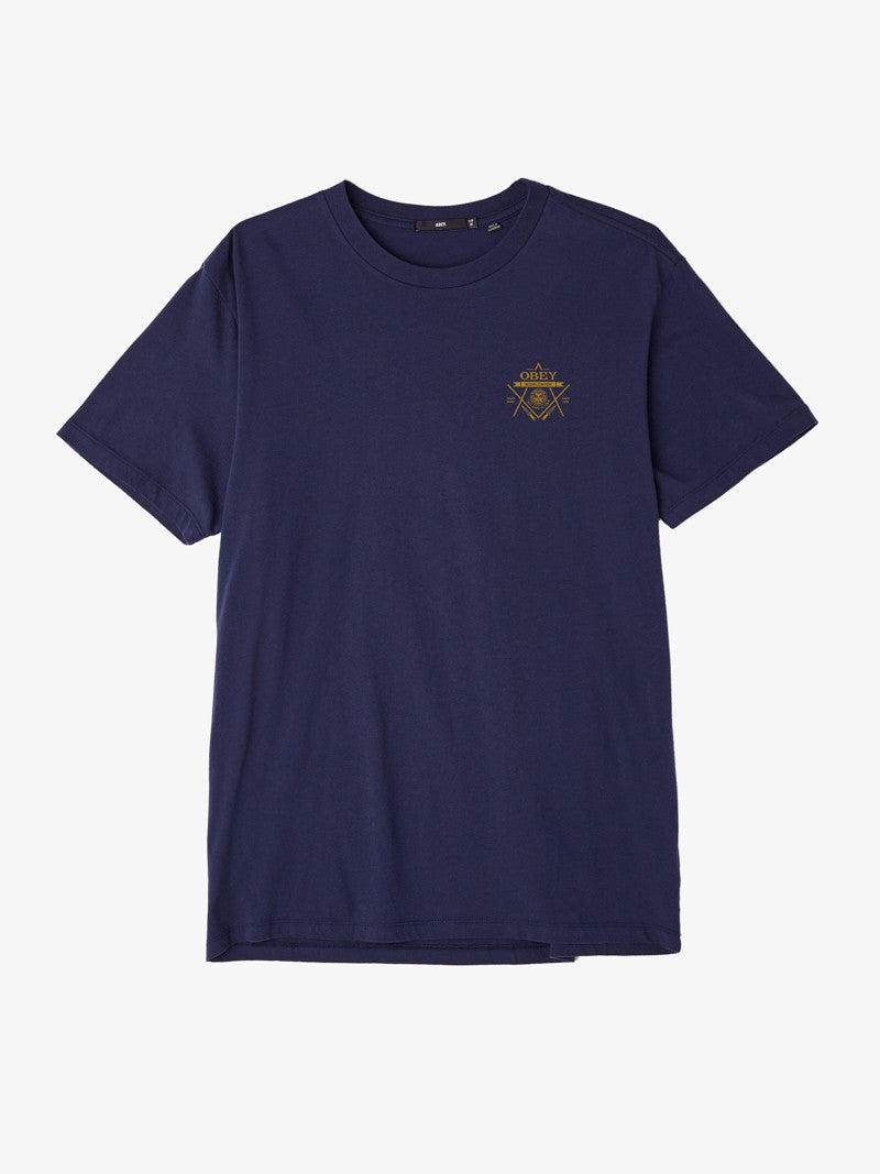 OBEY - Last Gang Men's Tee, Navy - The Giant Peach