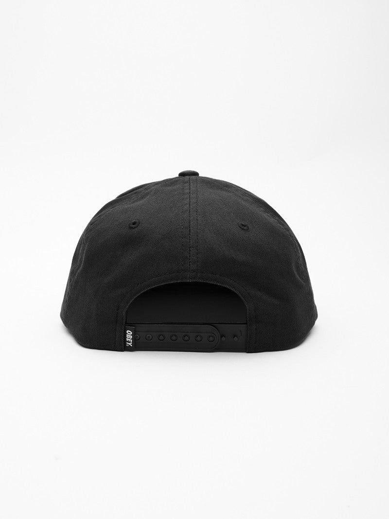 OBEY - Polly Men's Snapback, Black - The Giant Peach