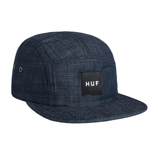 HUF - Overdyed Chambray Volley, Black - The Giant Peach