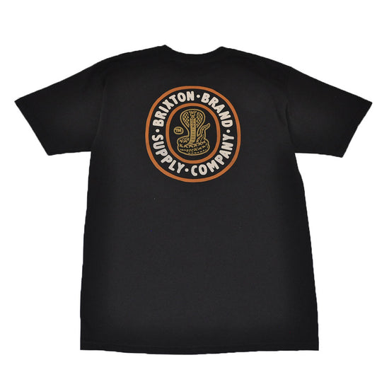 Brixton - Pace Men's S/S Standard Tee, Black - The Giant Peach