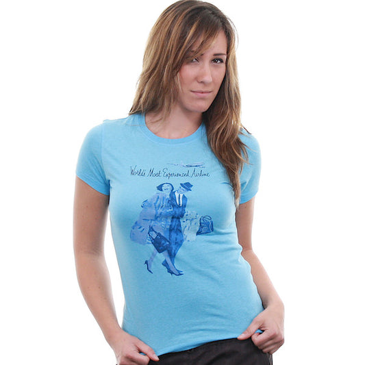 Pan Am - Pan Am Experience Women's Shirt, Light Blue - The Giant Peach