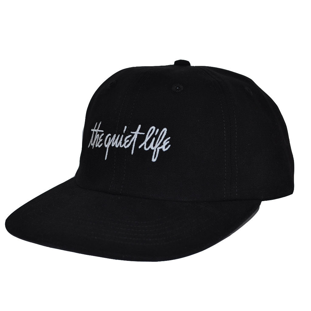 Quiet Life - Pen and Ink Men's Polo Hat, Black - The Giant Peach