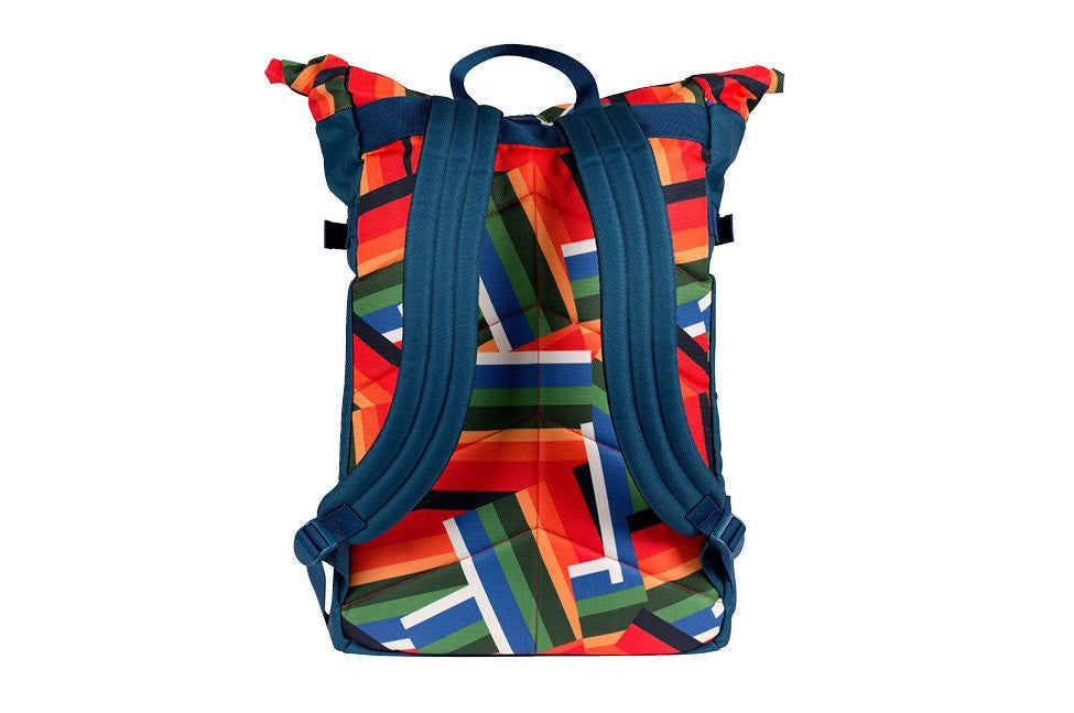 Poler x Pendleton - Classic Rolltop Backpack, Crater Lake - The Giant Peach